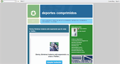 Desktop Screenshot of deportescomprimidos.blogspot.com