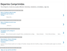 Tablet Screenshot of deportescomprimidos.blogspot.com