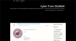 Desktop Screenshot of cyber-sigaran.blogspot.com