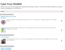 Tablet Screenshot of cyber-sigaran.blogspot.com