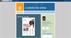 Desktop Screenshot of caminhodosventos.blogspot.com