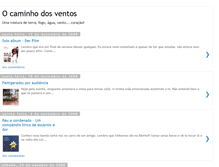 Tablet Screenshot of caminhodosventos.blogspot.com