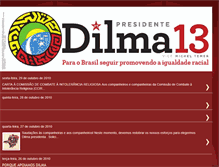 Tablet Screenshot of dilma13combateracismomg.blogspot.com