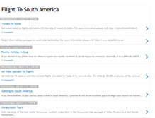 Tablet Screenshot of flighttosouthamerica.blogspot.com