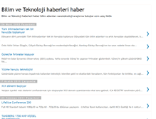 Tablet Screenshot of bilim-teknoloji-haber.blogspot.com