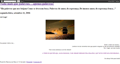 Desktop Screenshot of palavrasemmim.blogspot.com