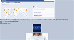 Desktop Screenshot of facebook-shirt.blogspot.com