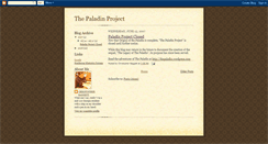 Desktop Screenshot of paladin-project.blogspot.com