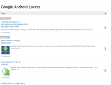 Tablet Screenshot of google-androidlovers.blogspot.com