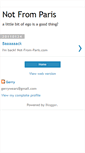 Mobile Screenshot of not-from-paris.blogspot.com