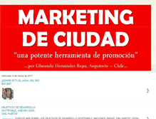 Tablet Screenshot of marketingdeciudad.blogspot.com