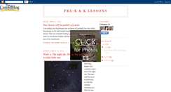 Desktop Screenshot of preklessons.blogspot.com