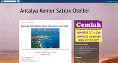 Desktop Screenshot of kemerdesatilikoteller.blogspot.com