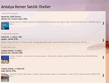 Tablet Screenshot of kemerdesatilikoteller.blogspot.com