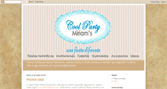 Desktop Screenshot of coolpartymiriams.blogspot.com