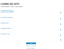 Tablet Screenshot of l-ombre-des-mots.blogspot.com