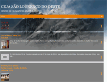 Tablet Screenshot of ceja-saolourencodooeste.blogspot.com