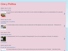 Tablet Screenshot of cineypolitica.blogspot.com