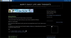 Desktop Screenshot of marksdailylife.blogspot.com
