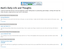 Tablet Screenshot of marksdailylife.blogspot.com
