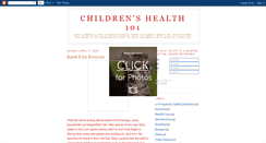 Desktop Screenshot of childrenshealth101.blogspot.com