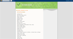 Desktop Screenshot of imhellabored.blogspot.com