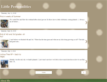 Tablet Screenshot of littlepersonalities.blogspot.com