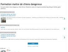 Tablet Screenshot of formation-maitre-chiens-dangereux.blogspot.com