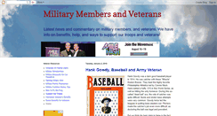 Desktop Screenshot of militaryandveterans.blogspot.com