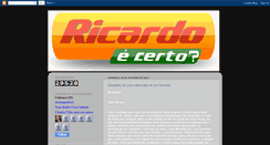 Desktop Screenshot of dedentrodaricardoeletro.blogspot.com