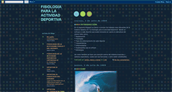 Desktop Screenshot of fisiologiaparalaactividaddeportiva.blogspot.com