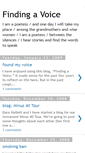 Mobile Screenshot of finding-a-voice.blogspot.com