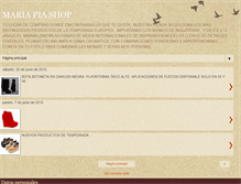 Tablet Screenshot of mariapiavillarproductos.blogspot.com