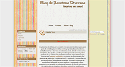 Desktop Screenshot of blogdereceitasdiversasdicas.blogspot.com