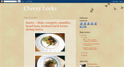 Desktop Screenshot of cheesy-leeks.blogspot.com