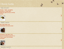 Tablet Screenshot of cheesy-leeks.blogspot.com
