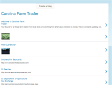 Tablet Screenshot of carolinafarmtrader.blogspot.com