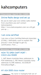 Mobile Screenshot of kahcomputers.blogspot.com