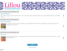 Tablet Screenshot of lillouhandmade.blogspot.com