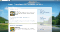 Desktop Screenshot of disneygamesonline.blogspot.com