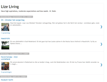 Tablet Screenshot of lize-living.blogspot.com