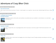 Tablet Screenshot of crazybikerchick.blogspot.com