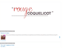 Tablet Screenshot of darkrougecoquelicot.blogspot.com