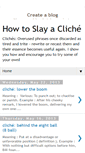 Mobile Screenshot of cliche-a-day.blogspot.com