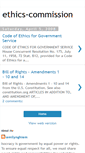 Mobile Screenshot of ethics-commission.blogspot.com