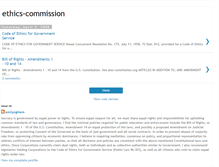 Tablet Screenshot of ethics-commission.blogspot.com