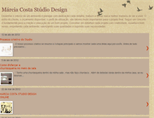 Tablet Screenshot of marciacostadesign.blogspot.com