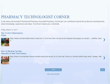 Tablet Screenshot of pharmacytechnologist.blogspot.com