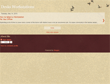 Tablet Screenshot of desksworkstations.blogspot.com