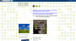 Desktop Screenshot of golf-museums.blogspot.com